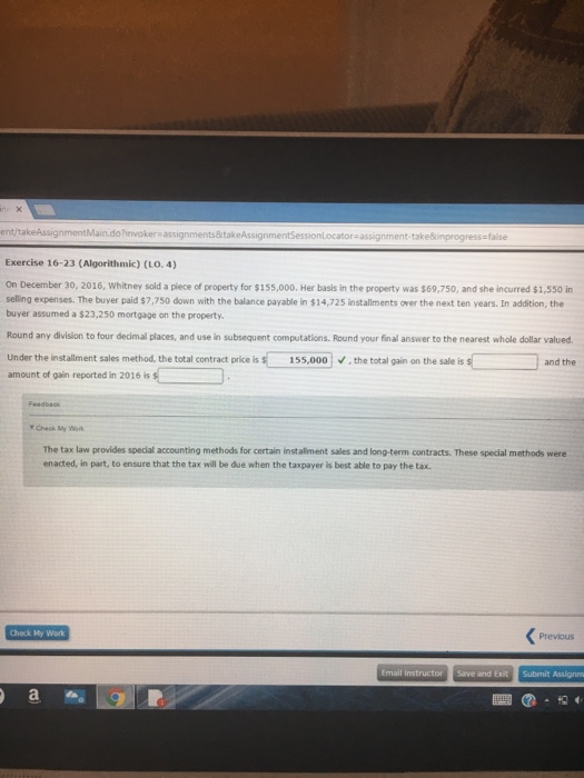 Need help with this question On December 30, 2016, Whitney sold