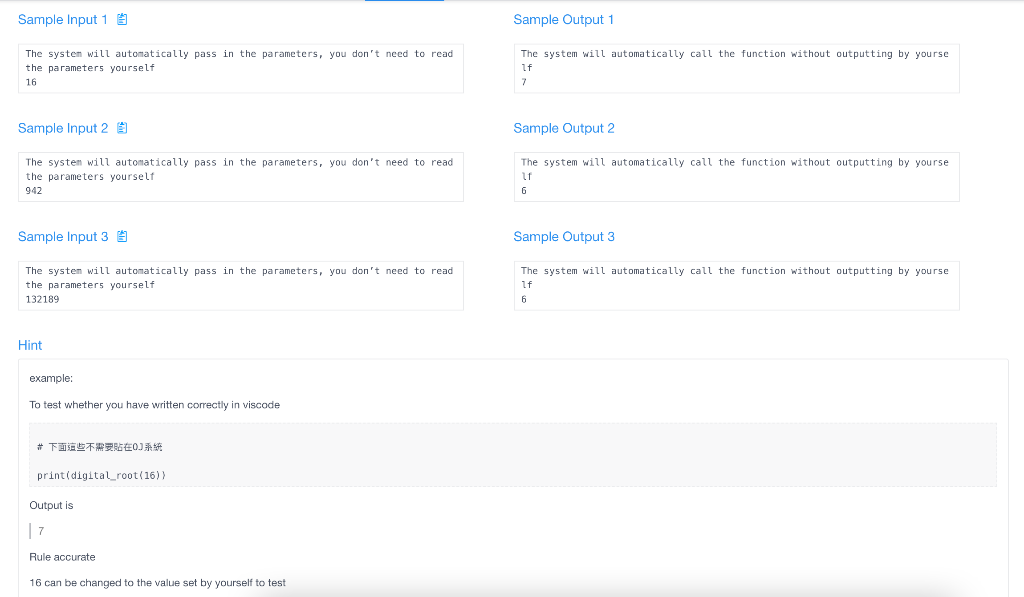 Description Digital Root is to add each digit of a positive integer