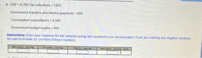find national saving. private saving. public saving. and the national saving rate.