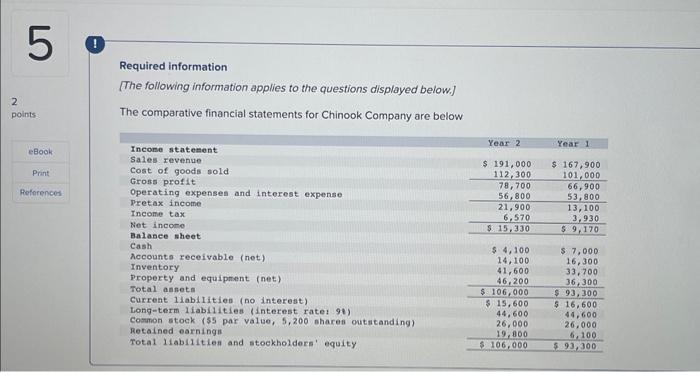 please use answers rounded to 2 decimal places! Required information [The following