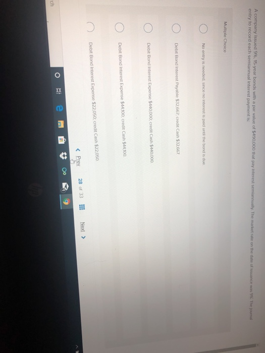 Submit On January 1, a company issued and sold a $391,000,7%, 10