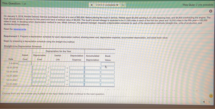 This Question: 1 pt This Quiz: 2 pts possible 2 of