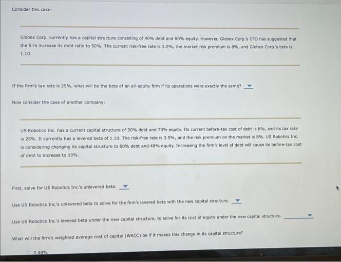 Review this situation: Universal Exports Inc: is trying to identify its optimal