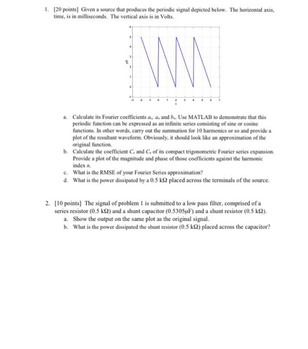  Solve only question 2 a and b Given a source that