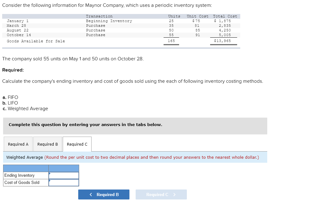 uses a periodic inventory system: $ 75 on on Transaction Beginning Inventory