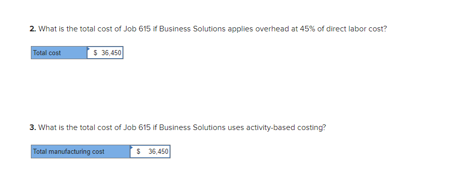  After reading an article about activity-based costing in a trade journal