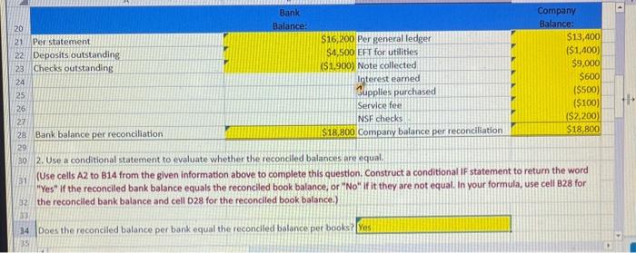 how do you do the IF formula? (QUESTION 2) 2. Use a