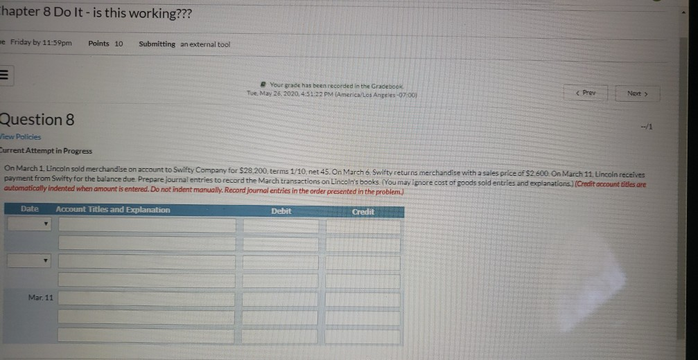Chapter 8 Do It - is this working??? ne Friday by