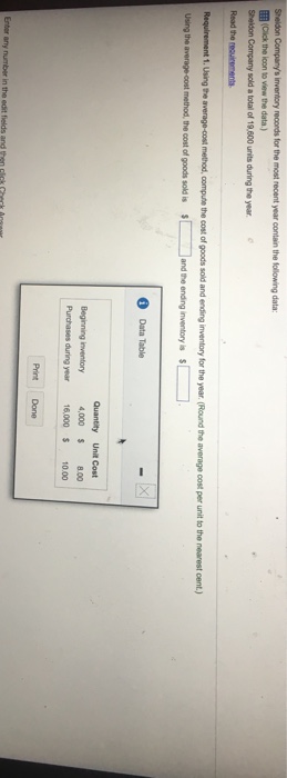  and the ending inventory is Quantity Unit Cost Beginning inventory Purchases