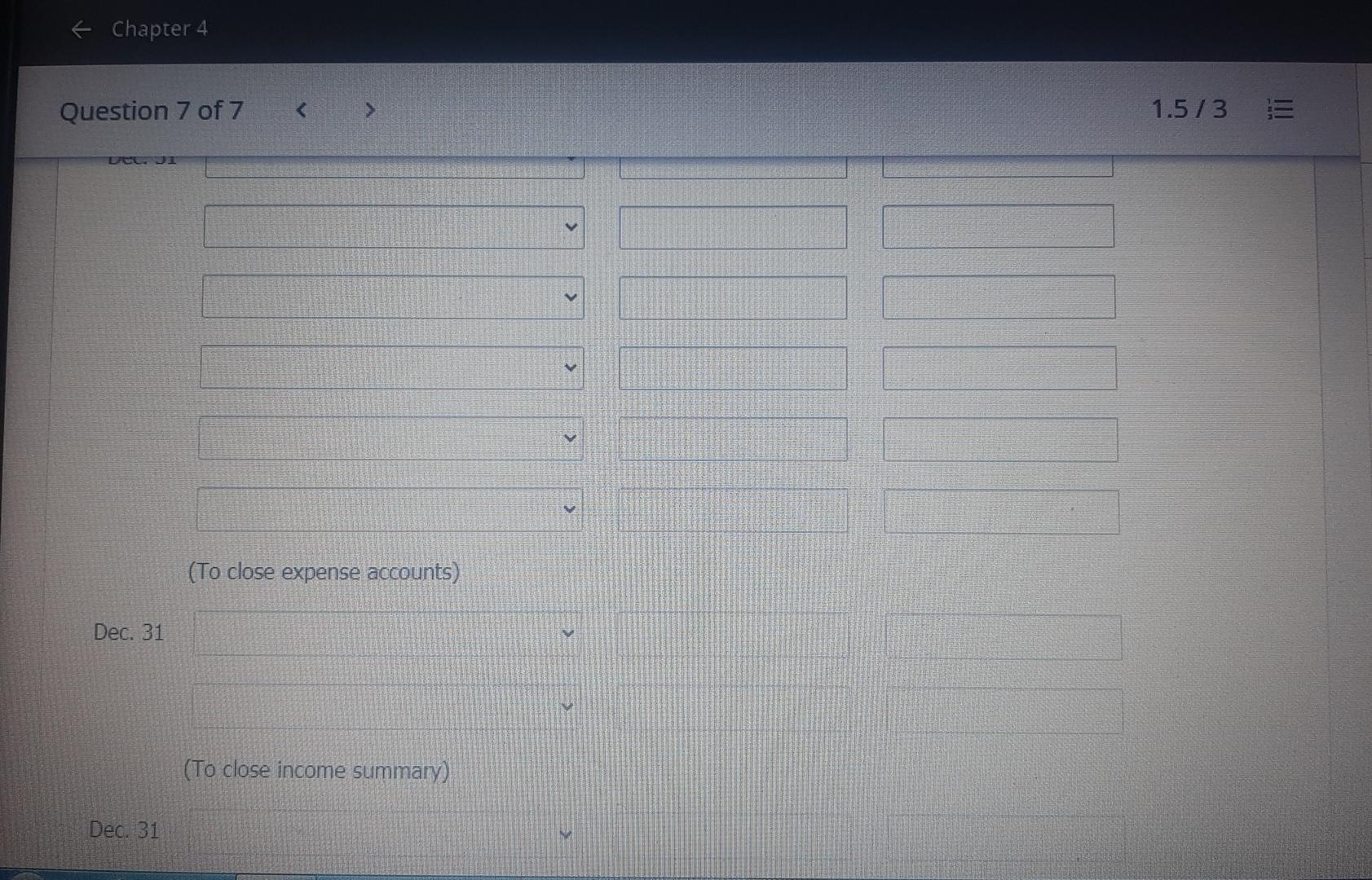 i hope i will get complete answer. Thank you. 1.5/3 III Your