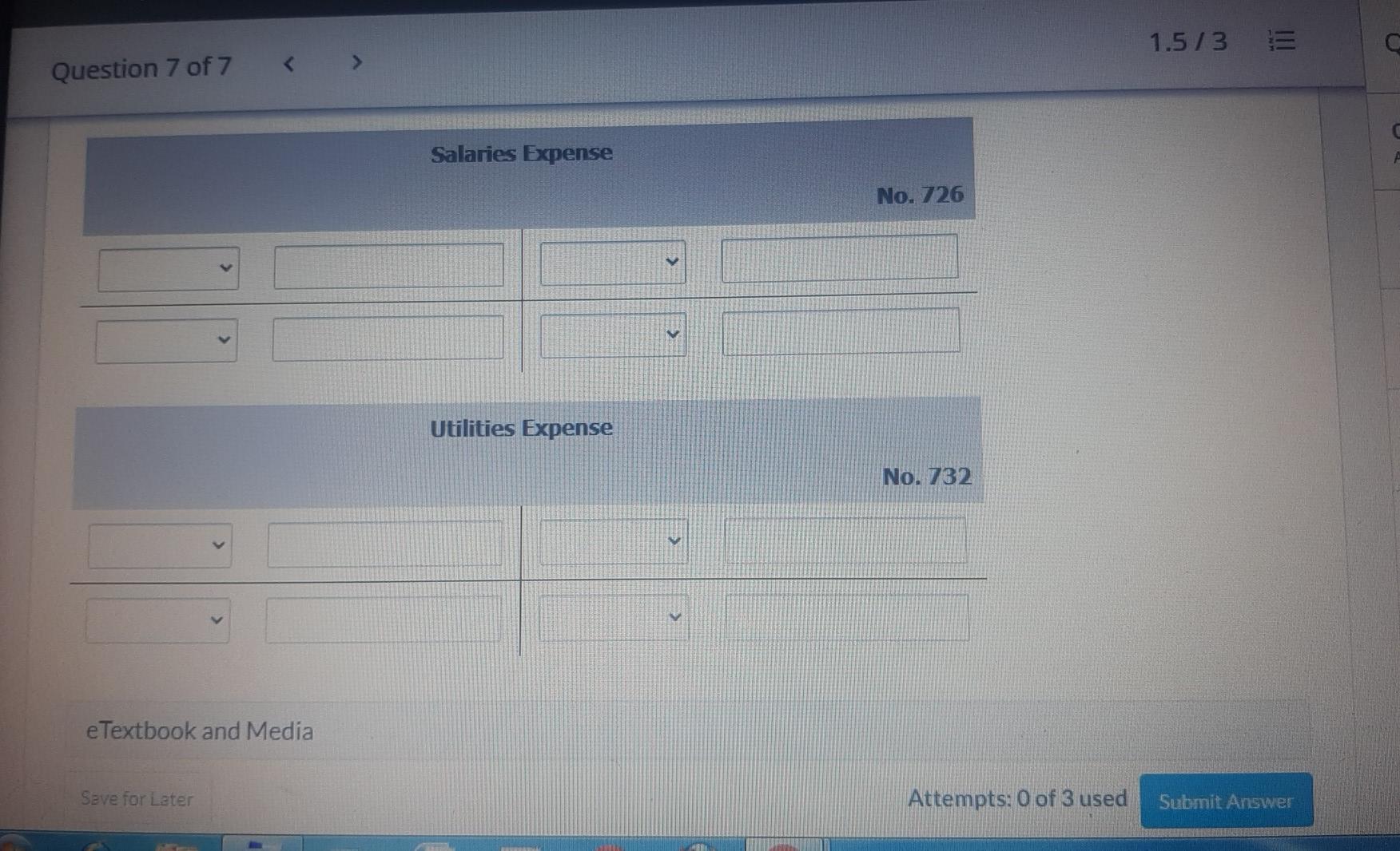L. Oriole did not make any additional investments during the year. (List