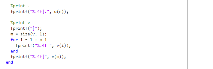 vectors. \%Your task for this lab assignment is to correctly implement \%the