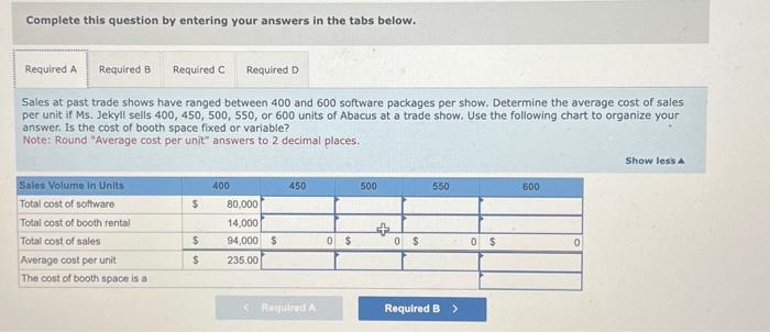 selling an accounting software package, Abacus. She purchases the package from a