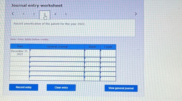 Enter debits before credits. Journal entry worksheet Record costs of successfully defending
