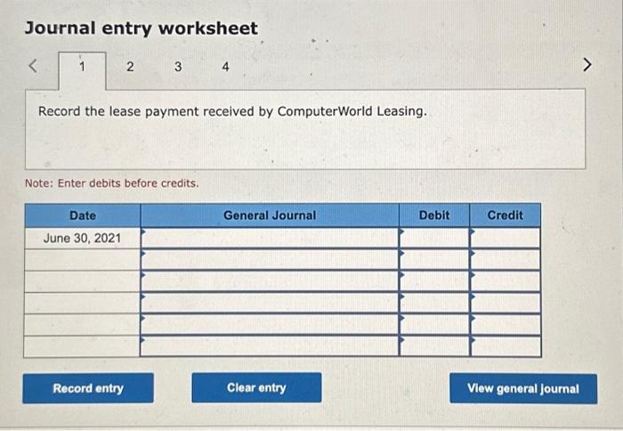 31 each year. The computers were acquired by ComputerWorld at a cost