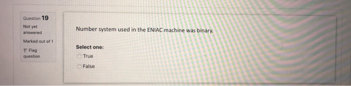 Marked out of P Flag Guest Select one: True False Next page