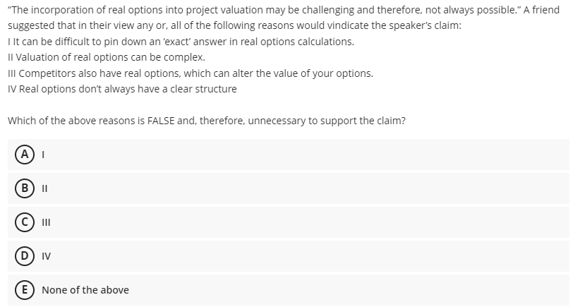 question. No need to explain. Thank you. A rational finance manager may