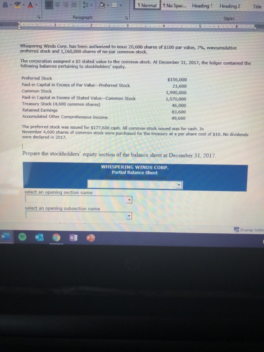  1 Normal 1 No Spac... Heading 1 Heading 2 Title Paragraph