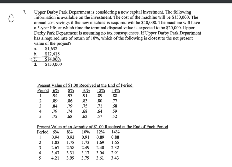 Can someone help me with this question please? The answer(C) is