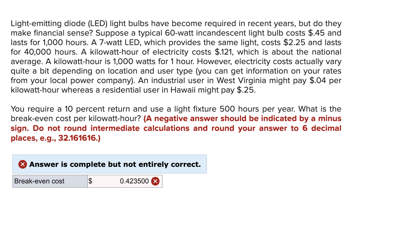  Light-emitting diode (LED) light bulbs have become required in recent years,