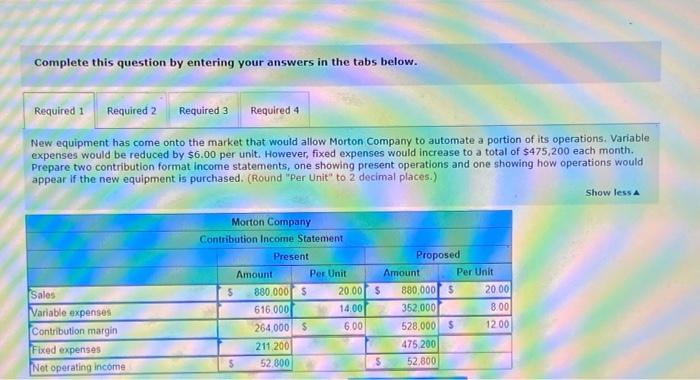 for last month is given below 5 Sales (24,000 units $29 per