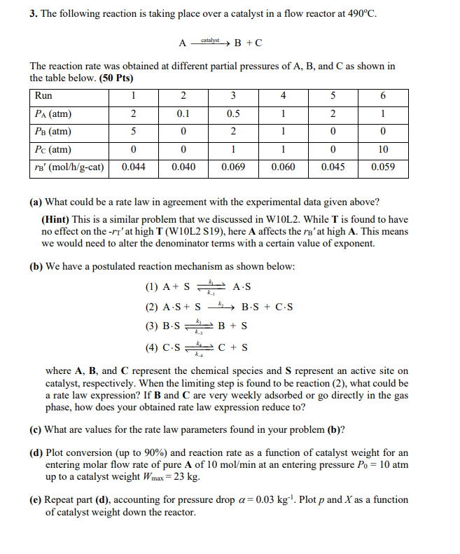 Please solve this problem in detail, Reference Book, Elements of Chemical Reaction