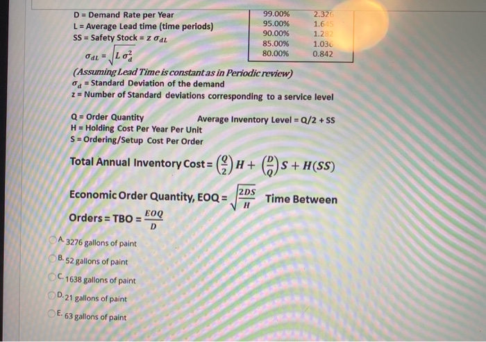continuously monitors the inventory of all the paint located at each of