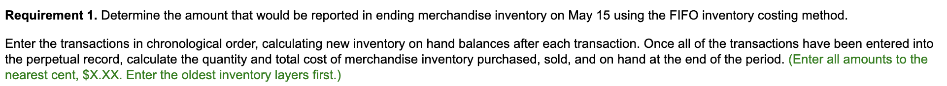 Please fill in all remaining boxes and calculate the quantity and total