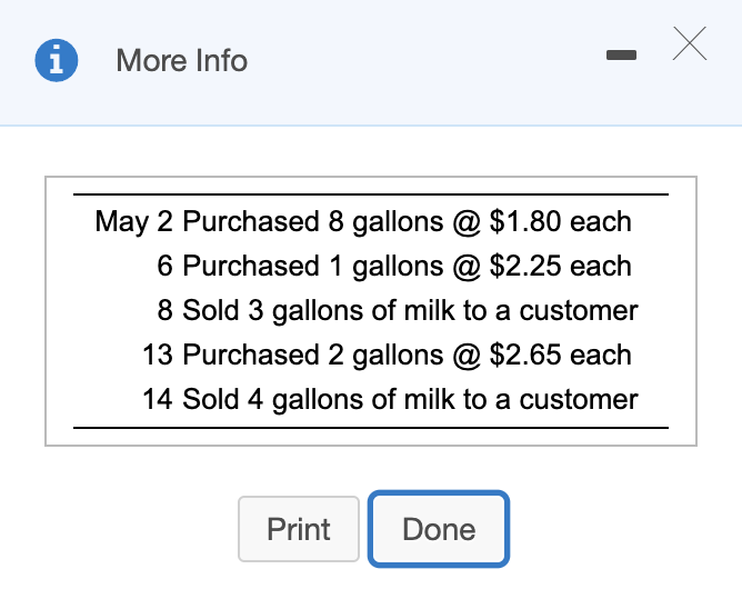 of the period. Thanks Requirement 1. Determine the amount that would be