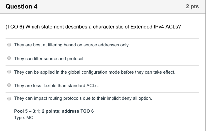  Please select correct option A B C D E Question 4