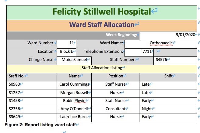 the design at some later time. Detailed information on the data recorded,