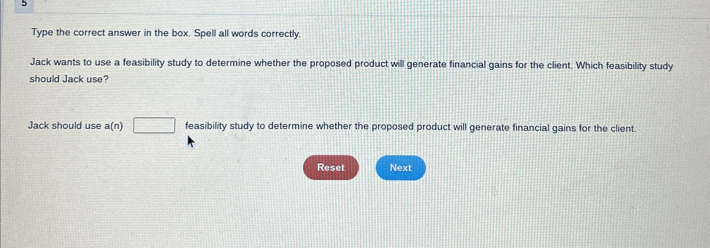  Type the correct answer in the box. Spell all words correctly.