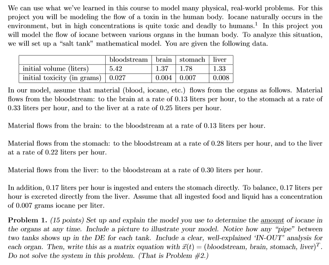  We can use what we've learned in this course to model