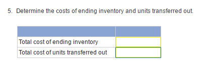 are for the most recent month of operations in one of the