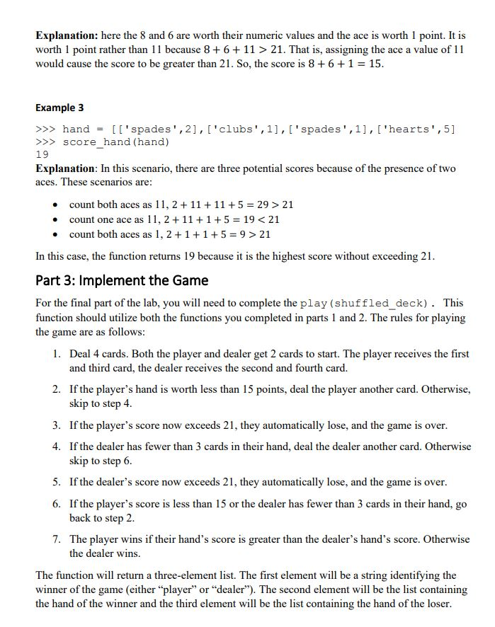 for and while loops and if and else statmenets and lists and