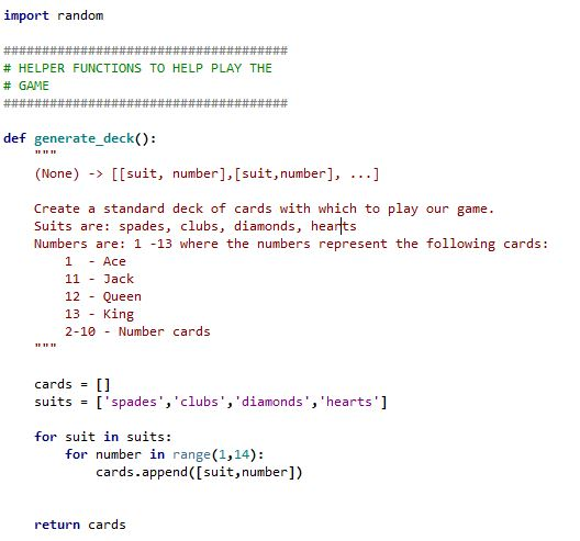 Problem For this lab you will complete a program to play a