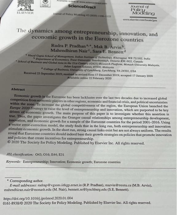 give good rating 1. (10 marks) Consider the three articles provided after