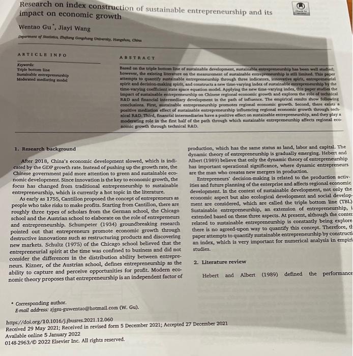 how the three studies are related and the main points. Discuss also
