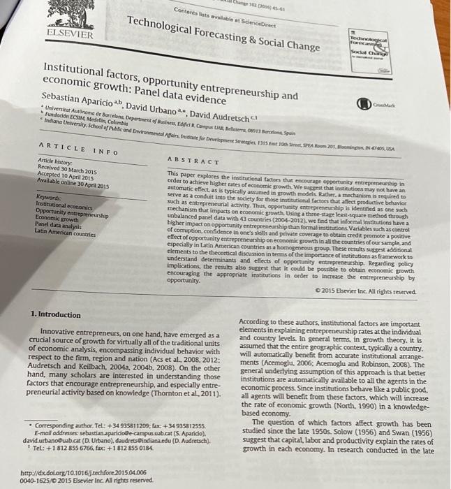 methodologies and frameworks-If any-used by these three articles. Do not write three