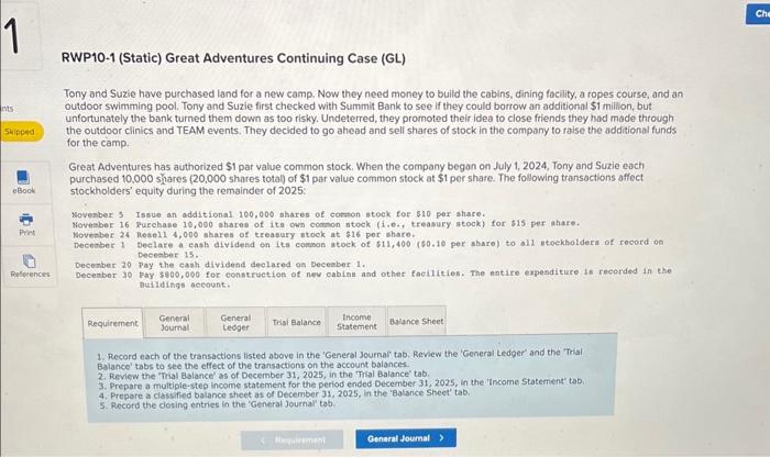 shares total) of $1 par value common stock at $1 per share.