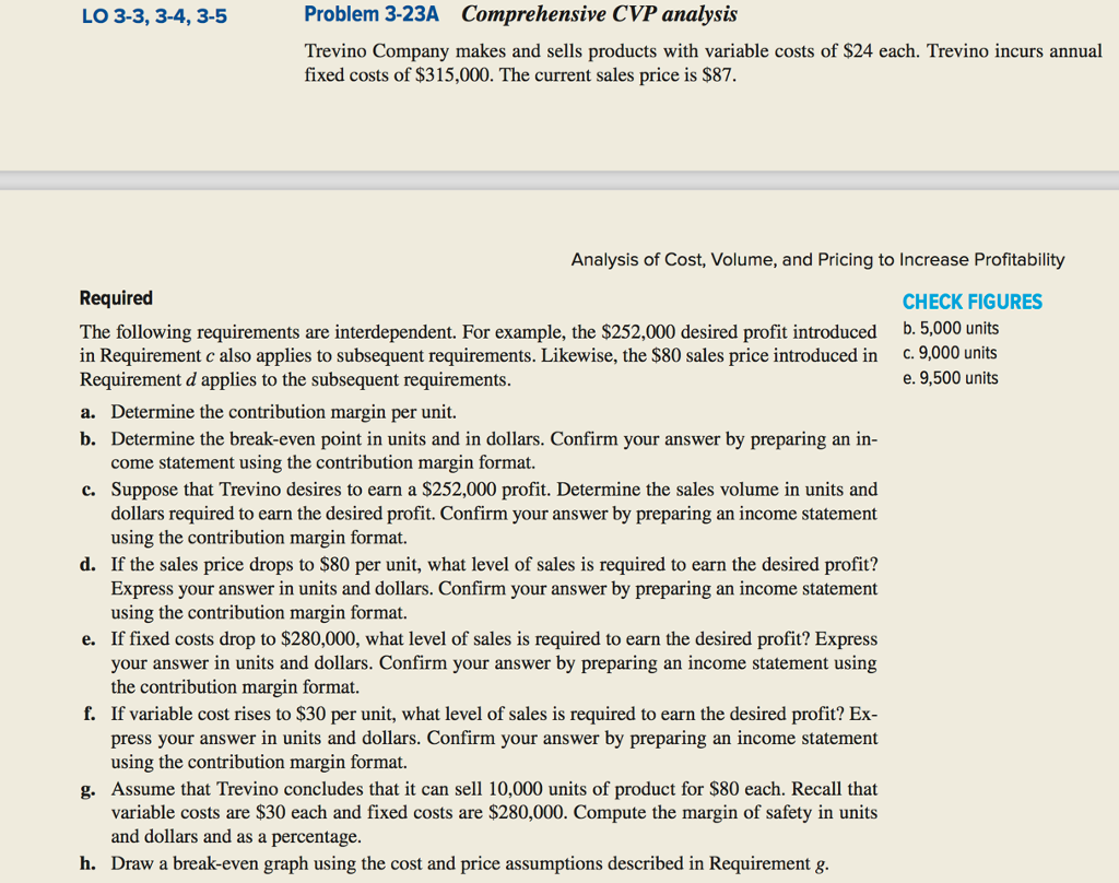  E, F, & G PLEASE!! LO 3-3, 3-4, 3-5 Problem 3-23A