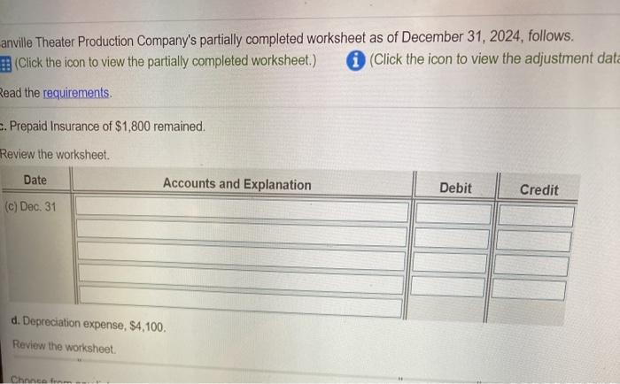 Credit Adjusted Trial Balance Debit Credit Account Names $ 4,000 6,000 1.400