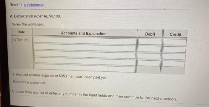 Cash Accounts Receivable Office Supplies Prepaid Insurance Equipment Accumulated Depreciation-Equip. Accounts Payable