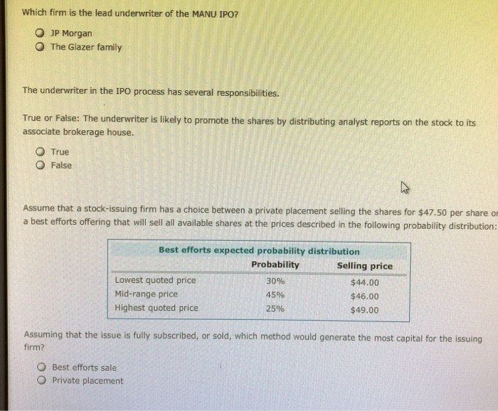 involves several entities, such as the issuing company, institutional investors, brokers, lawyers,