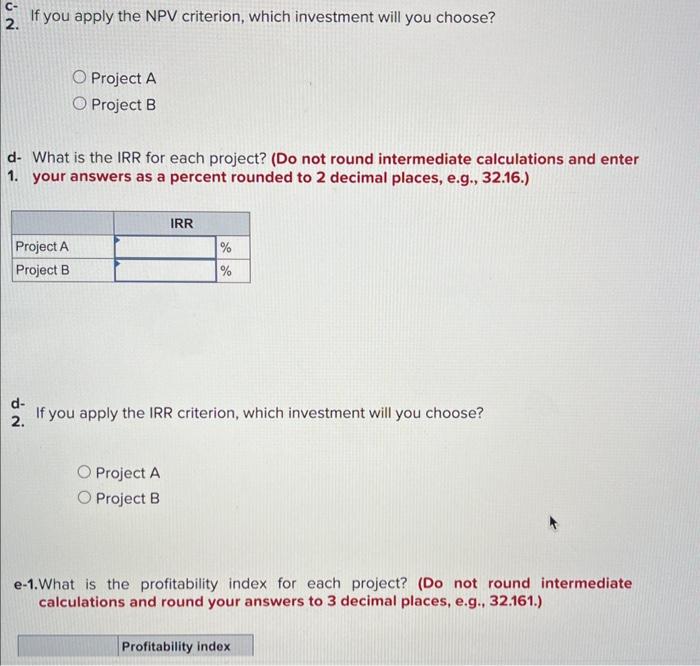 71,000 71,000 446,000 Whichever project you choose, if any, you require a