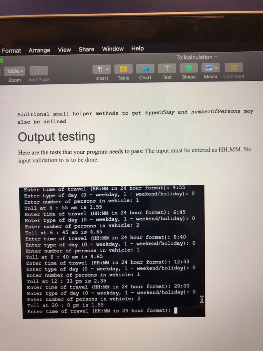 based on the time of day, day of the week, and number