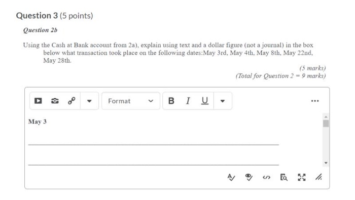 B Bun who owns a bakery. (a) Using the below Cash at