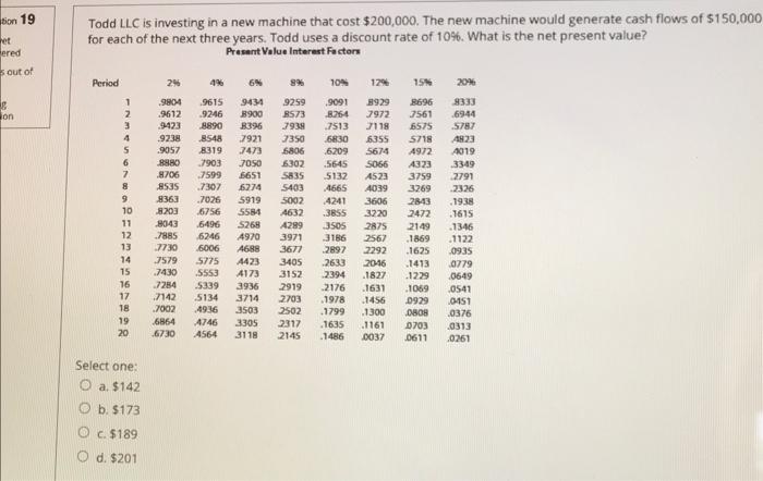 is the present value of these two annual payments? Present Value Interest