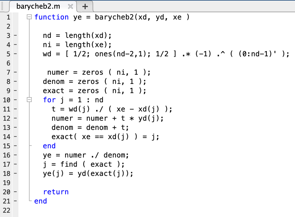 the Vandermonde matrix on Chebyshev extrema. (b) Generate a plot of condition