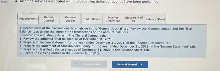 entries, adjusted trial balance, financial statements, and On January 1, 2021, Red